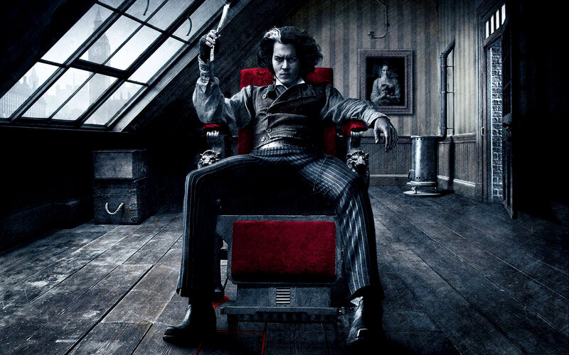 Edward Scissorhands in attic