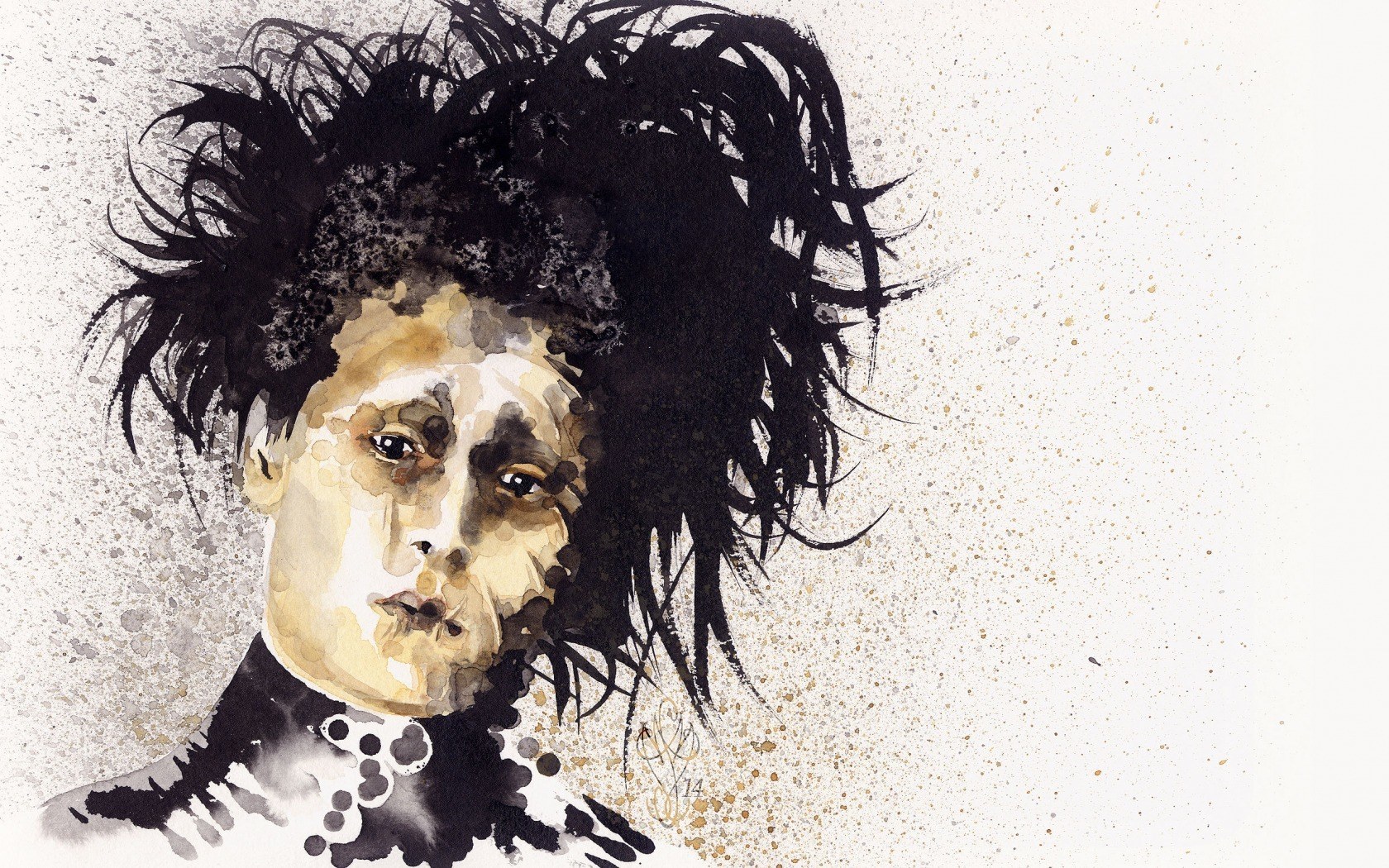 Edward Scissorhands portrait