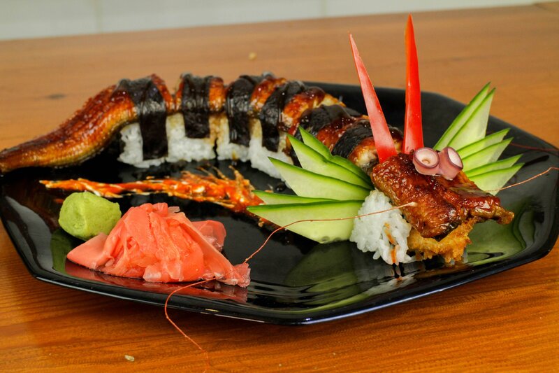 Eel Sushi Platter