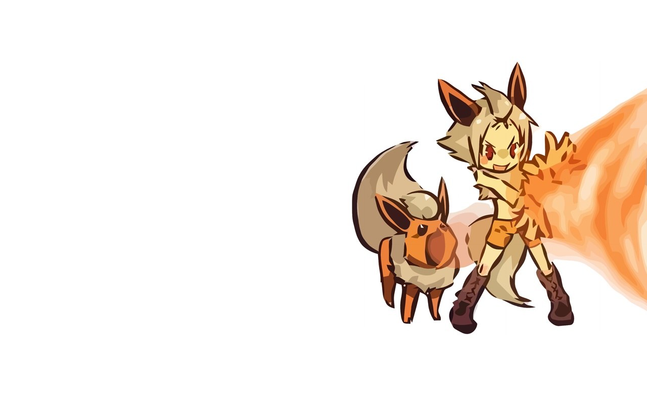 Eevee and Eevee girl
