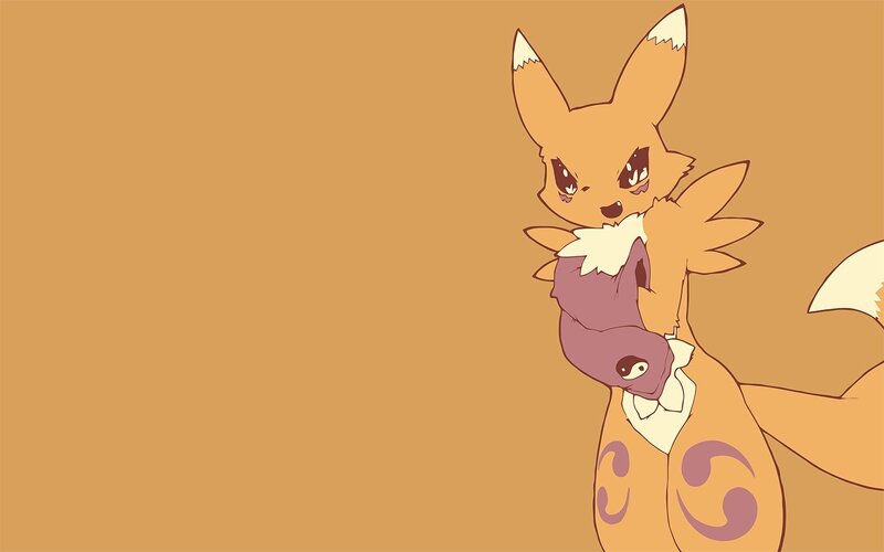 Eevee and Espeon artwork
