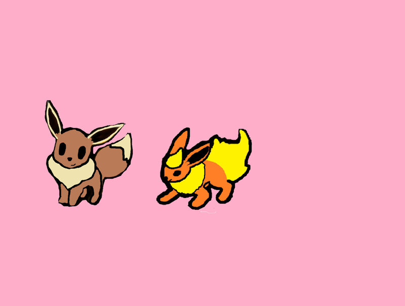 Eevee and Flareon characters