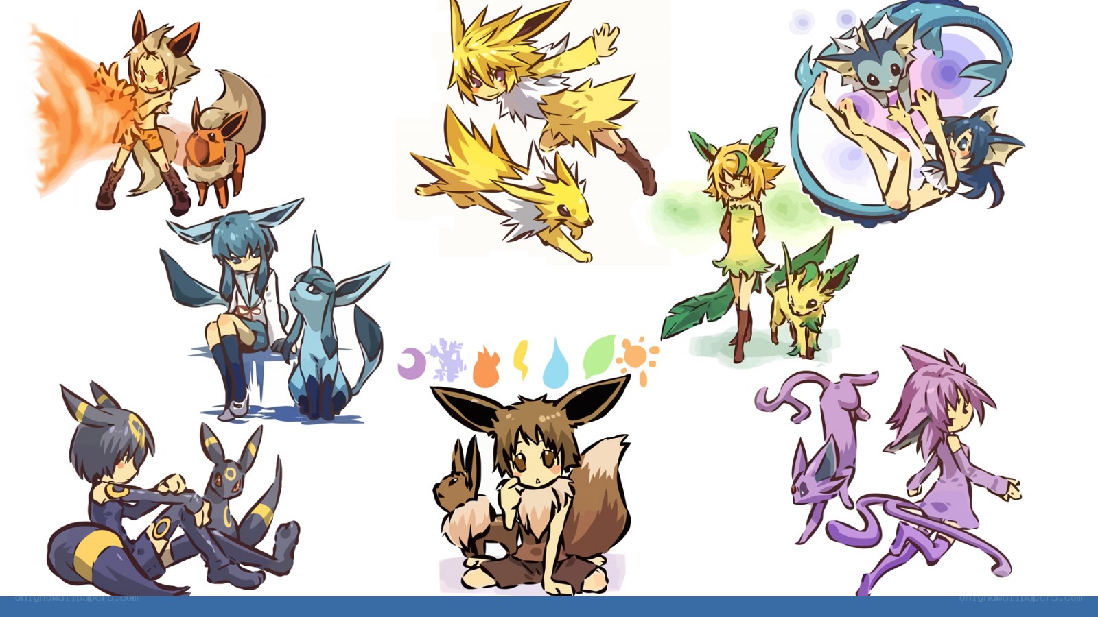 Eevee and its evolutions