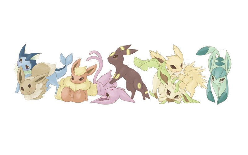 Eevee and its evolutions