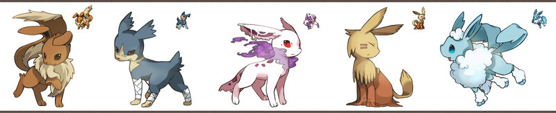 Eevee and its evolutions