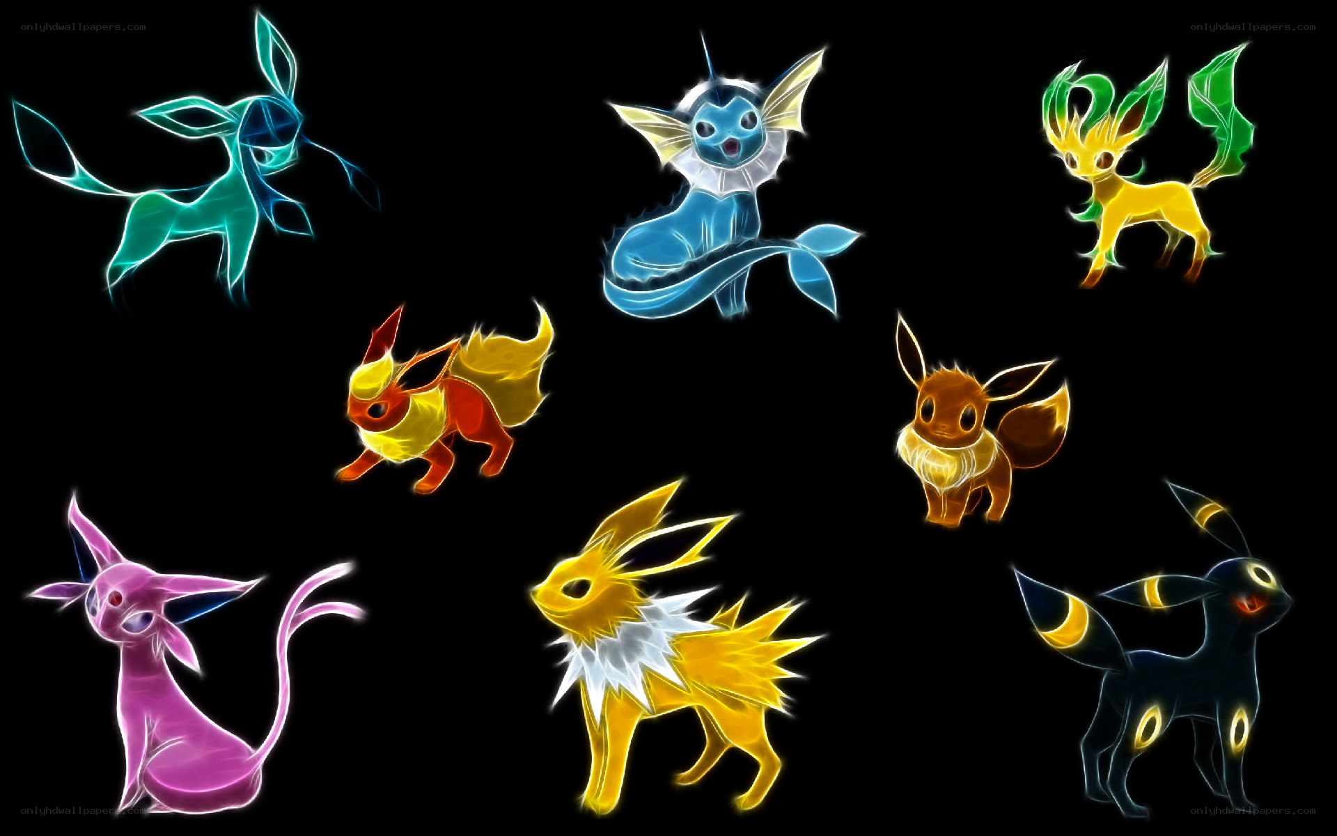 Eevee and its evolutions