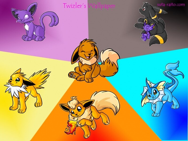 Eevee and its evolutions