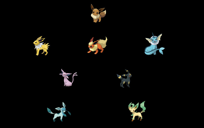 Eevee and its evolutions