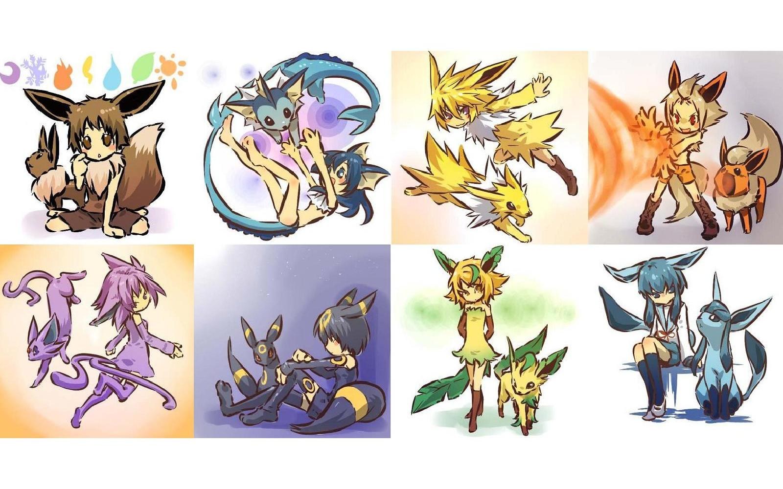 Eevee and its evolutions