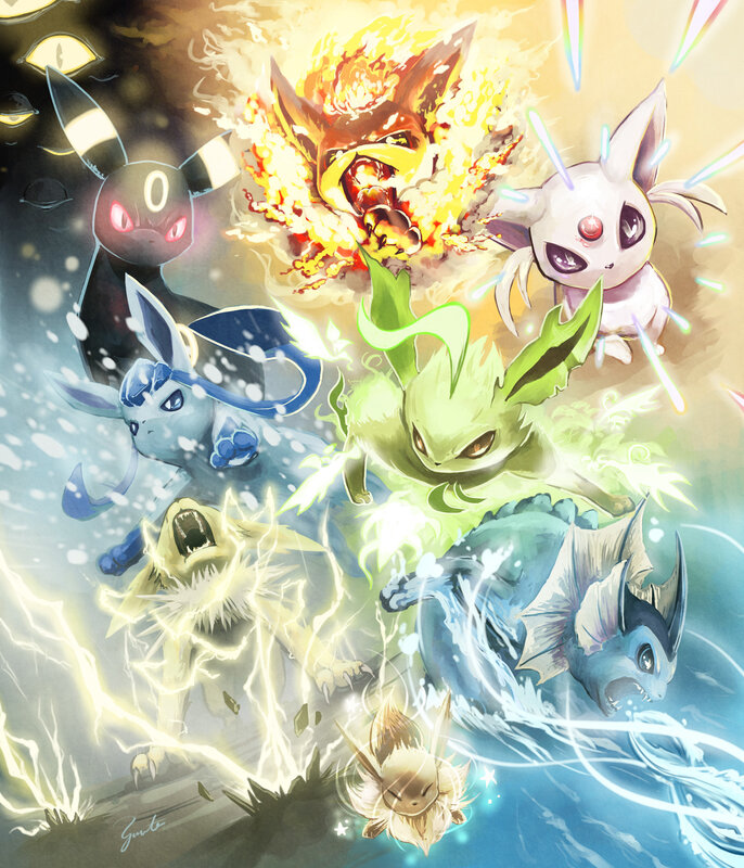 Eevee and its evolutions