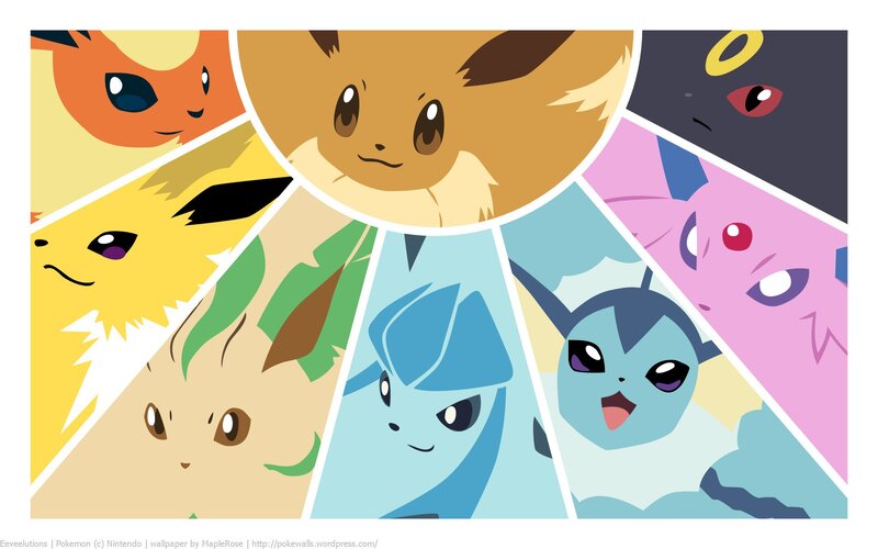 Eevee and its evolutions