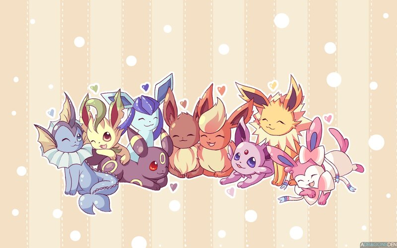 Eevee and its evolutions