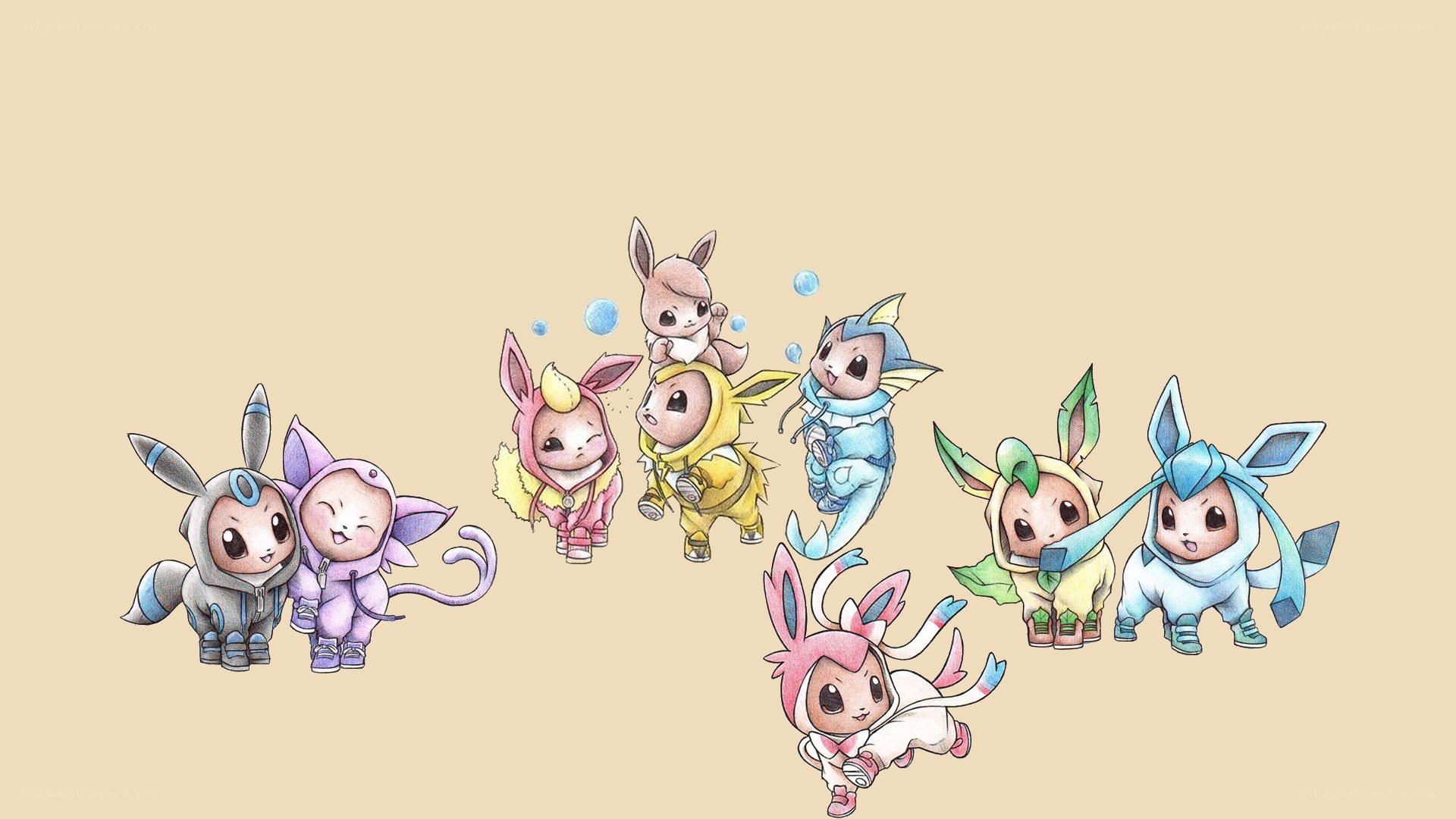 Eevee and its evolutions