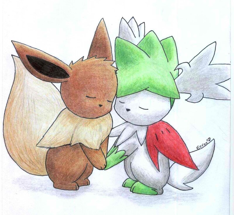 Eevee and Leafeon