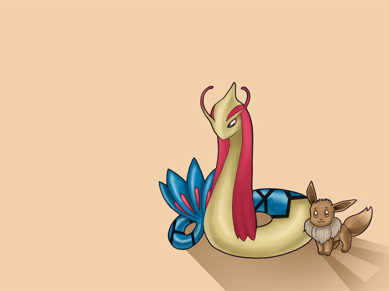 Eevee and Serperior