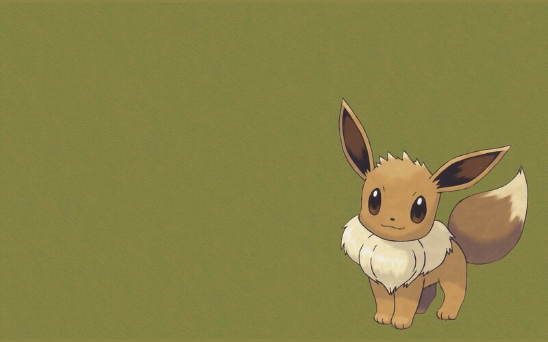 Eevee Character — Brown, Calm