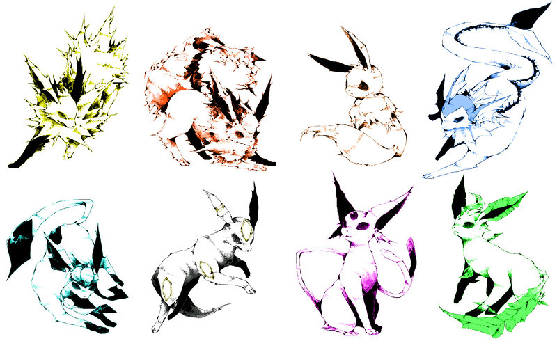 Eevee evolution concepts