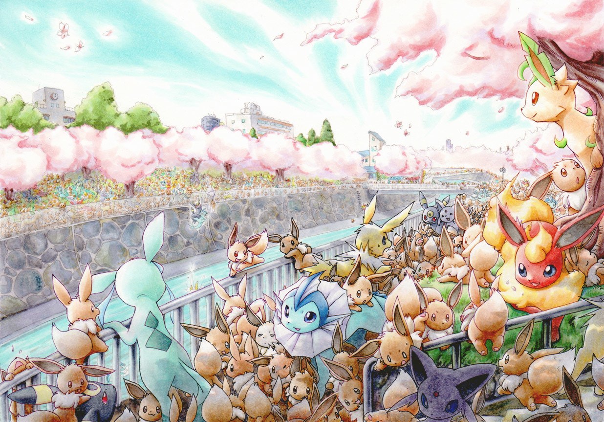 Eevee evolution family gathering