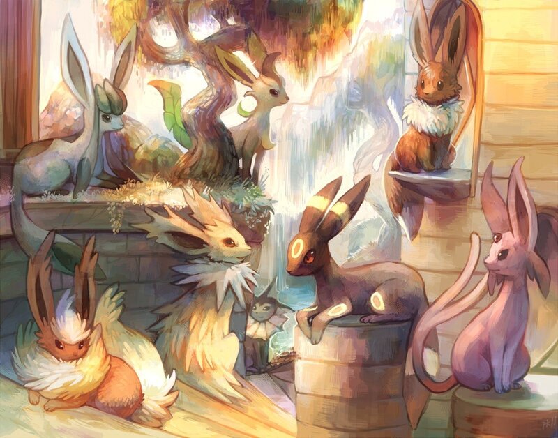 Eevee Evolution Group — Yellow