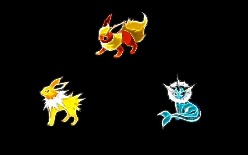 Eevee evolution trio