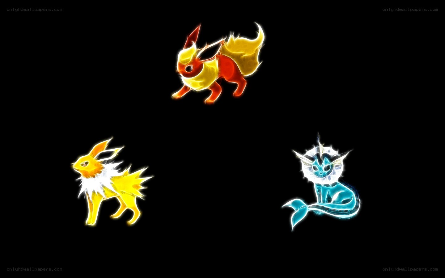 Eevee evolution trio