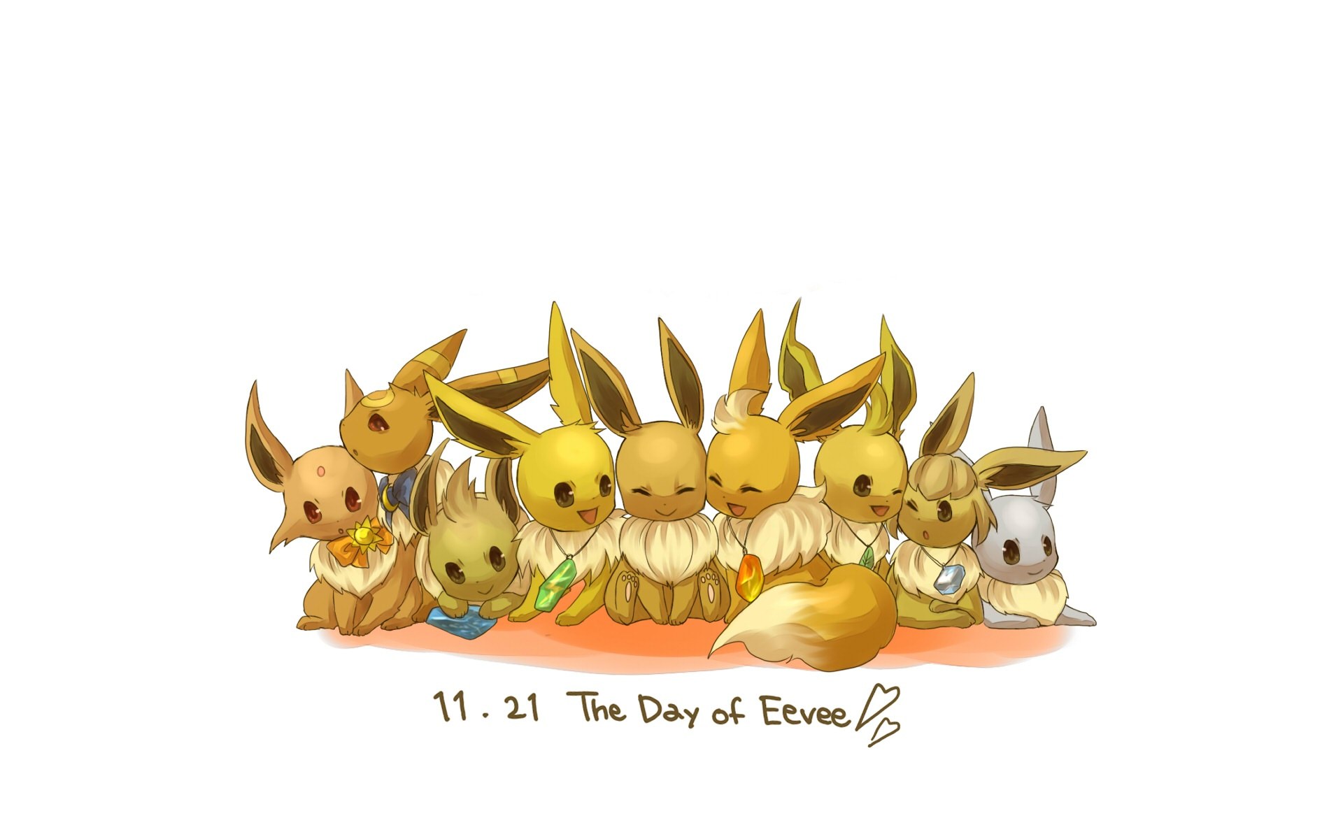 Eevee family illustration