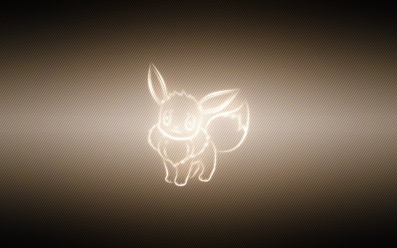 Eevee glowing outline