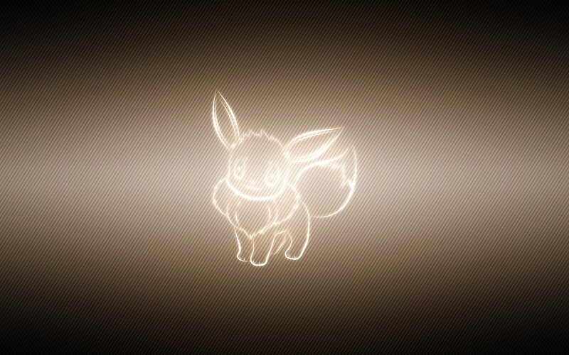 Eevee glowing outline