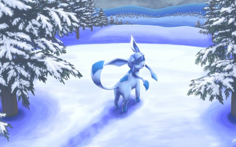 Eevee in Snow