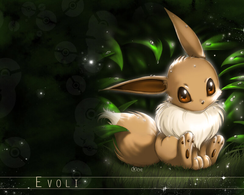 Eevee in the forest