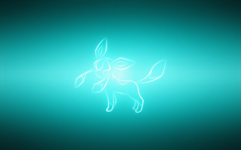Eevee outline on teal