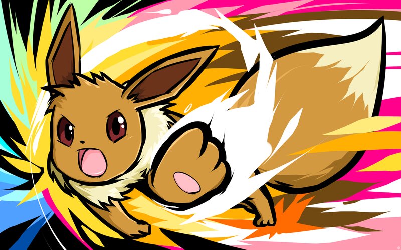 Eevee Running Fast