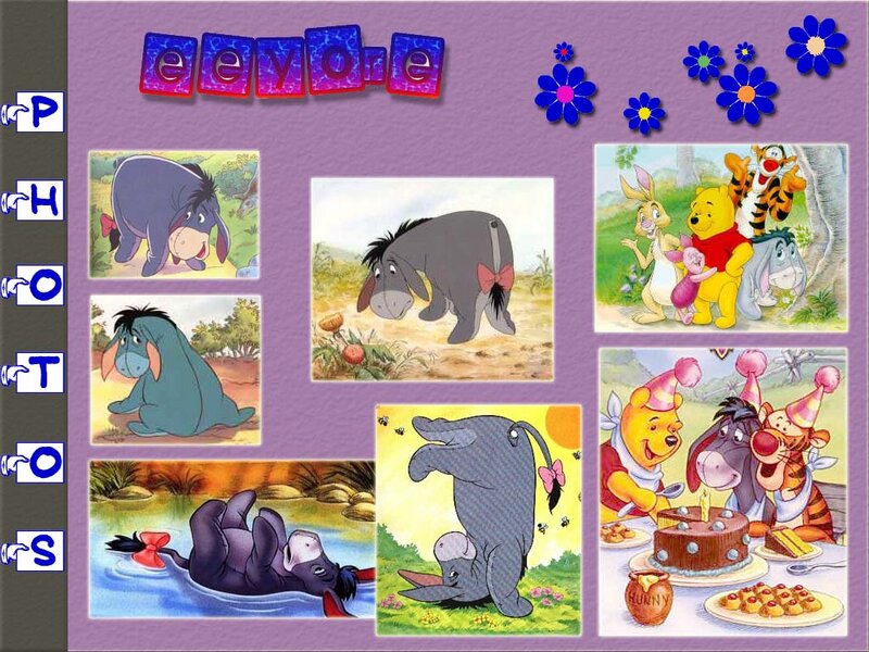 Eeyore in Various Scenes