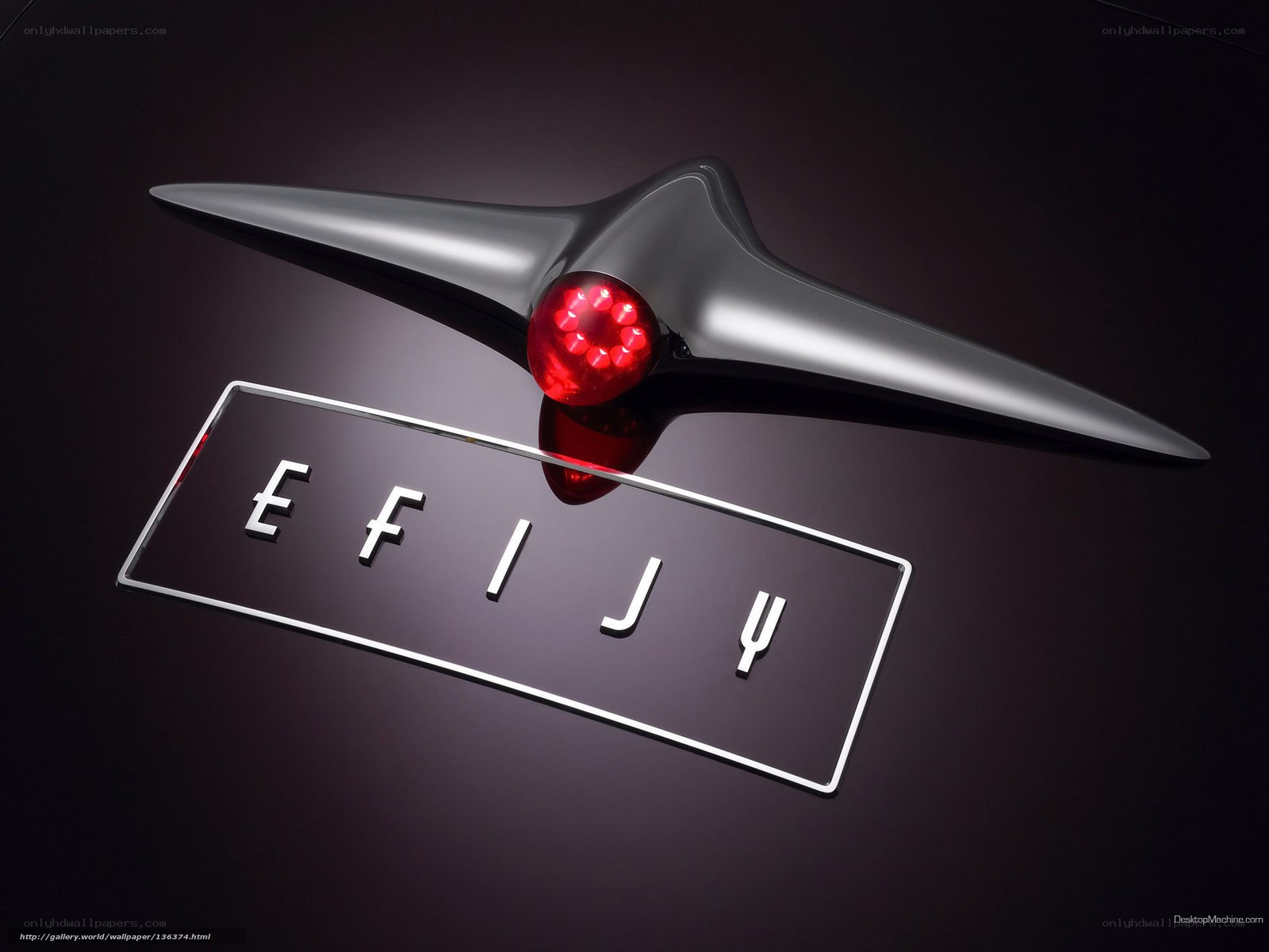 Efijy car emblem close-up