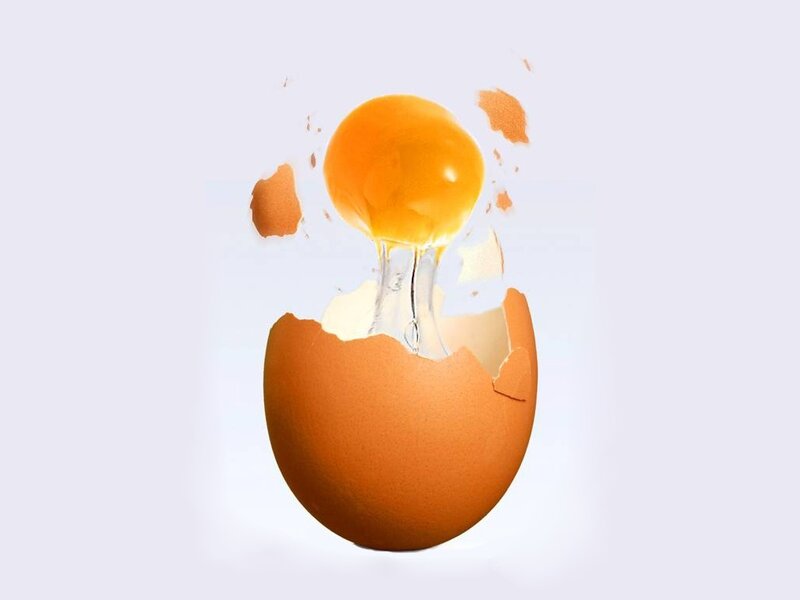 egg cracking open