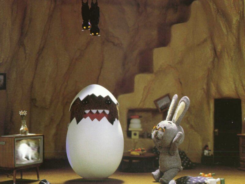 Egg monster in a cave