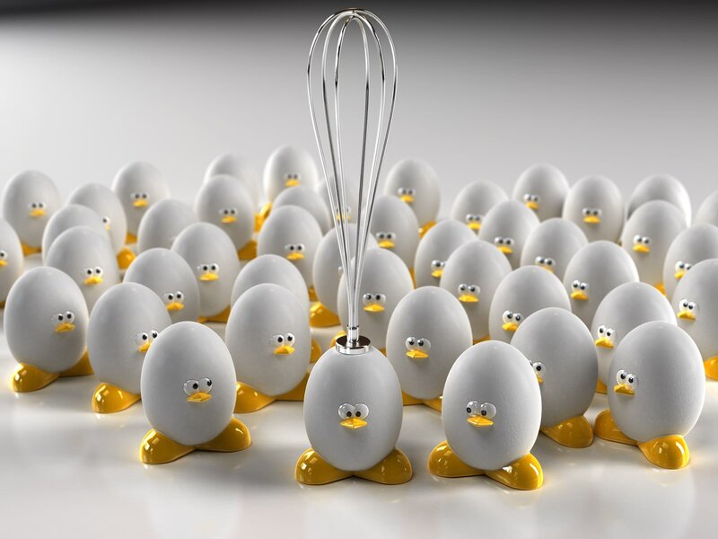 Egg-shaped Penguins