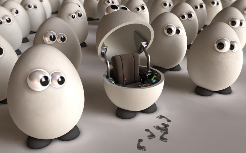 Egg-shaped Robots
