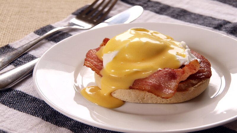 Eggs Benedict on Plate