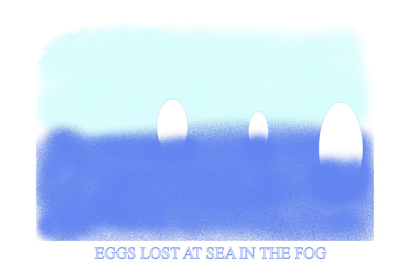 Eggs Floating in Fog