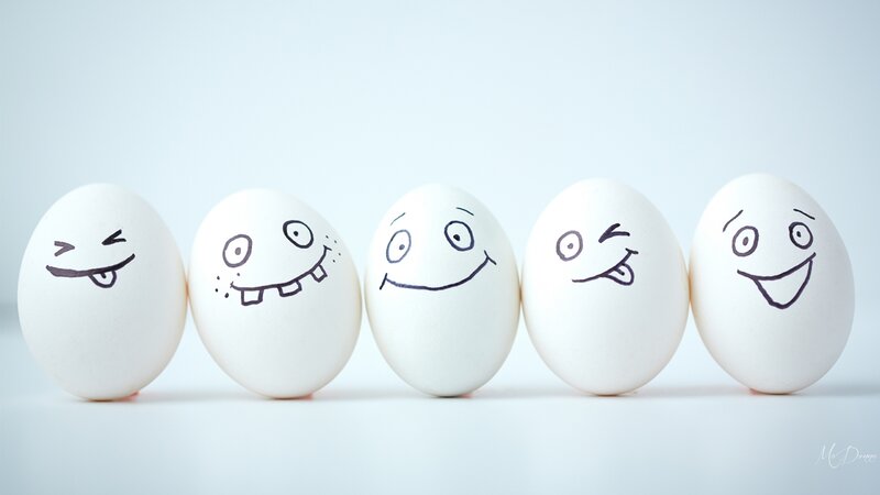 Eggs with Faces