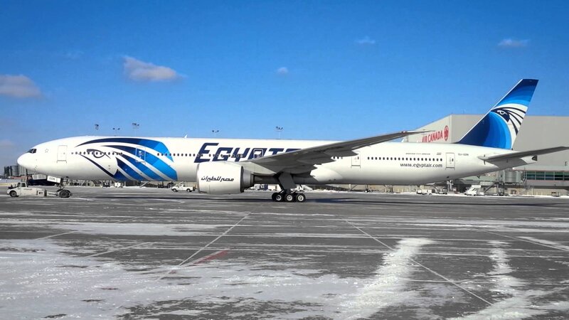 EgyptAir Airplane on Tarmac