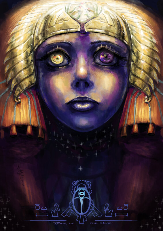 Egyptian deity portrait