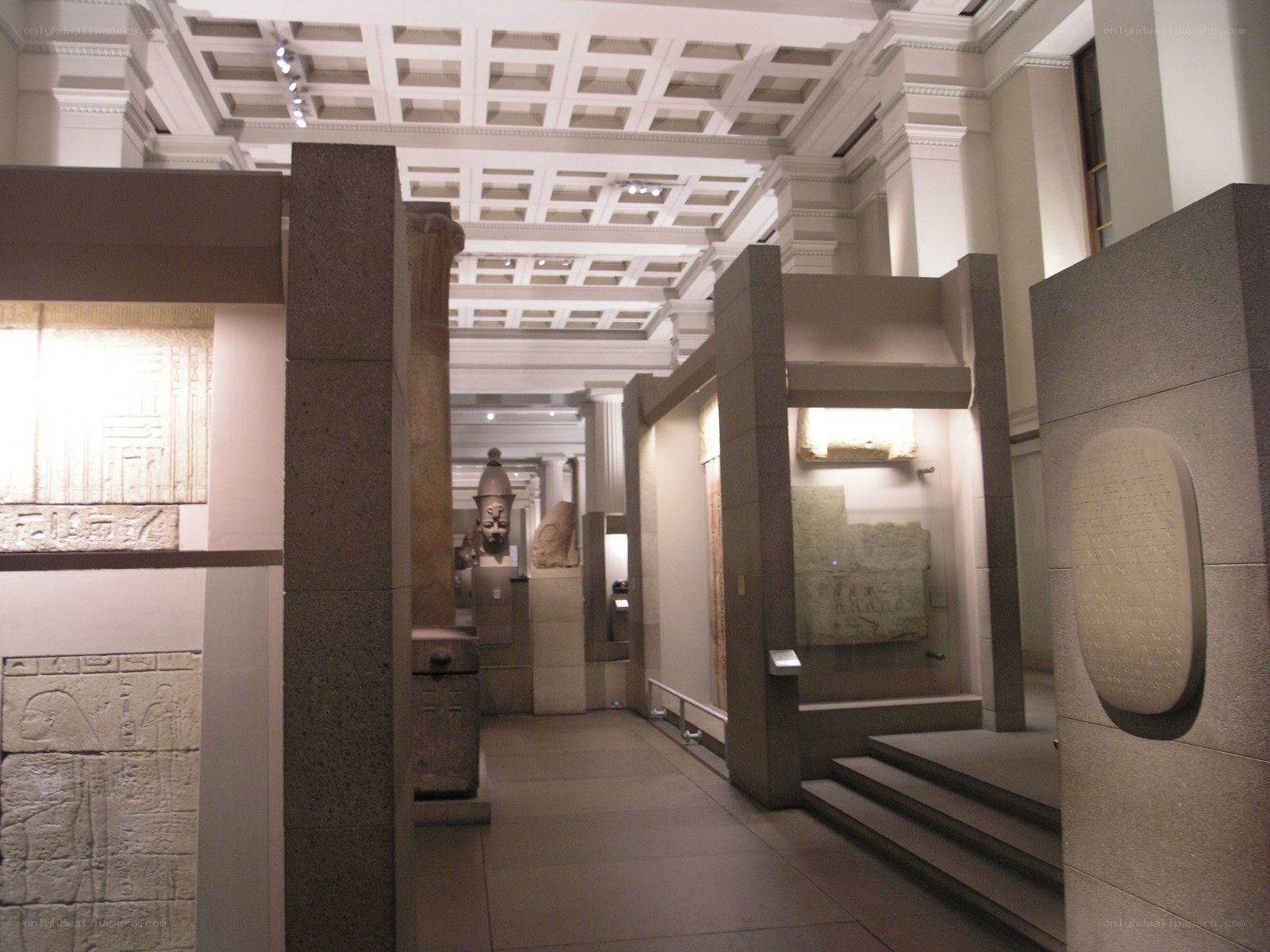 Egyptian exhibit hall