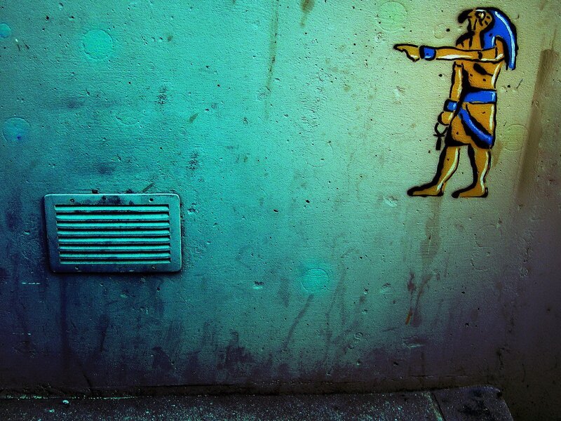 Egyptian Figure Graffiti