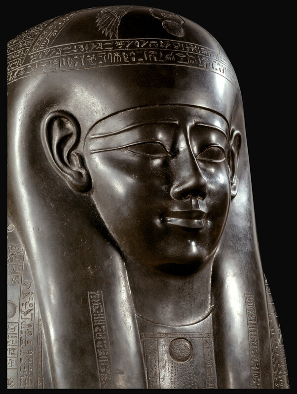 Egyptian pharaoh statue