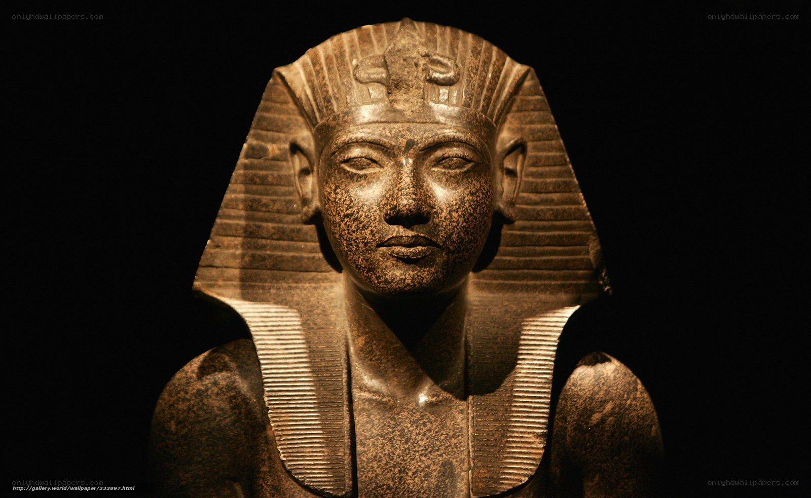 Egyptian pharaoh statue