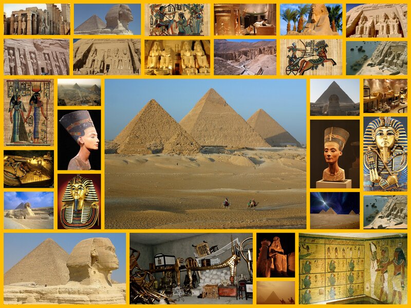 Egyptian Pyramids and Artifacts