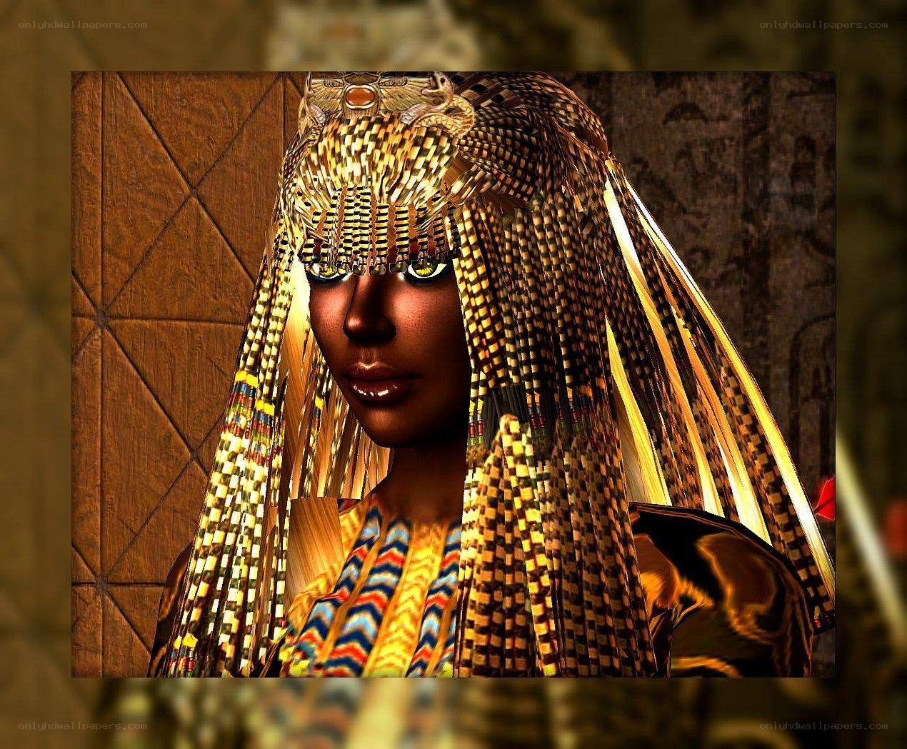 Egyptian queen portrait