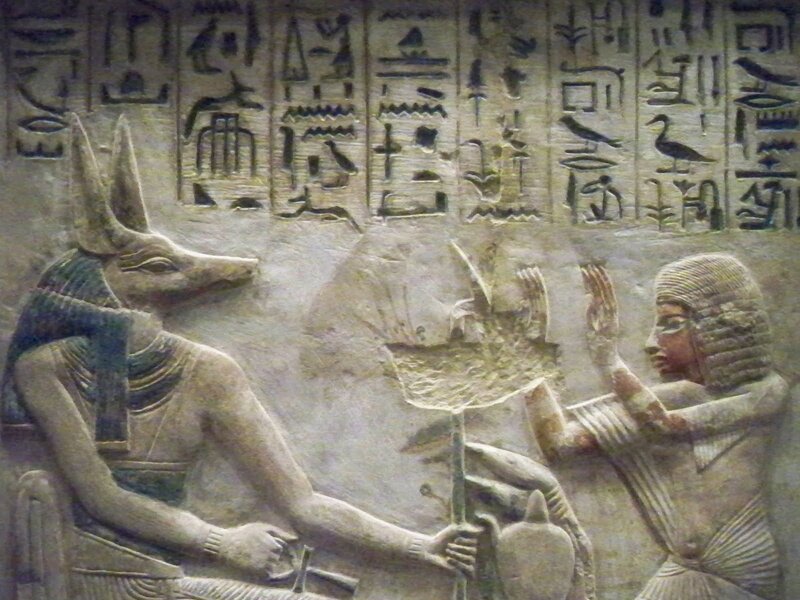 Egyptian relief carving
